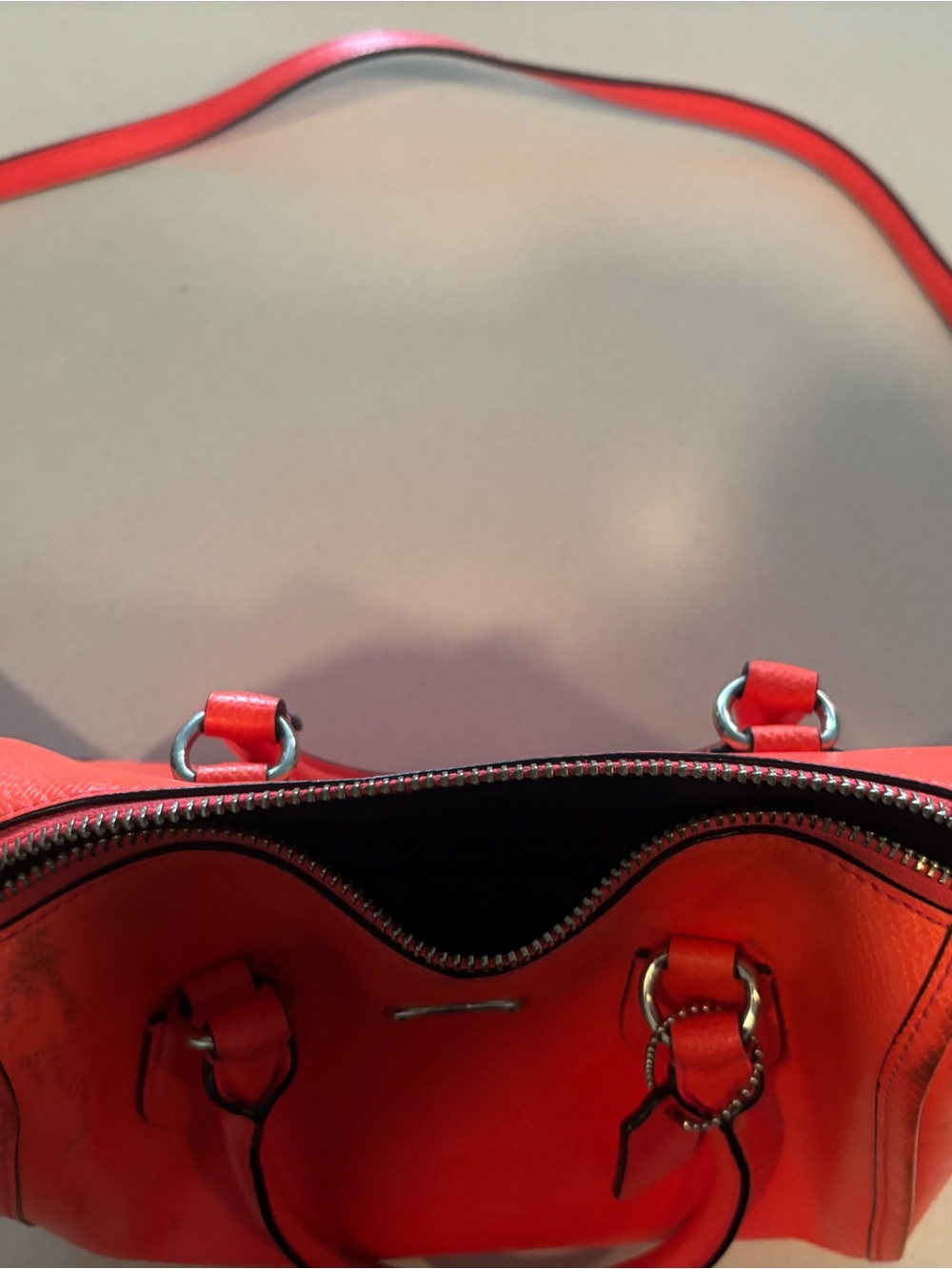 Coach hot pink Women's Leather Satchel Handbag - Picture 6 of 8